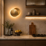 Arandela Eclipse Dourada LED | Luz Indireta