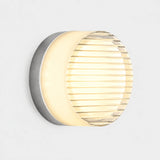 Arandela Redonda LED Prisma | Prata e Acrílico