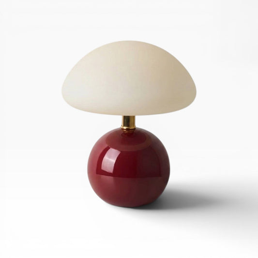 Luminária de Mesa Cogumelo Bordô