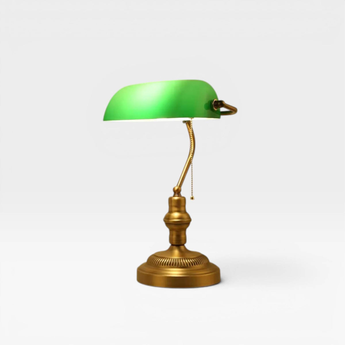 Medidas da Luminária de Mesa Bronze Vintage