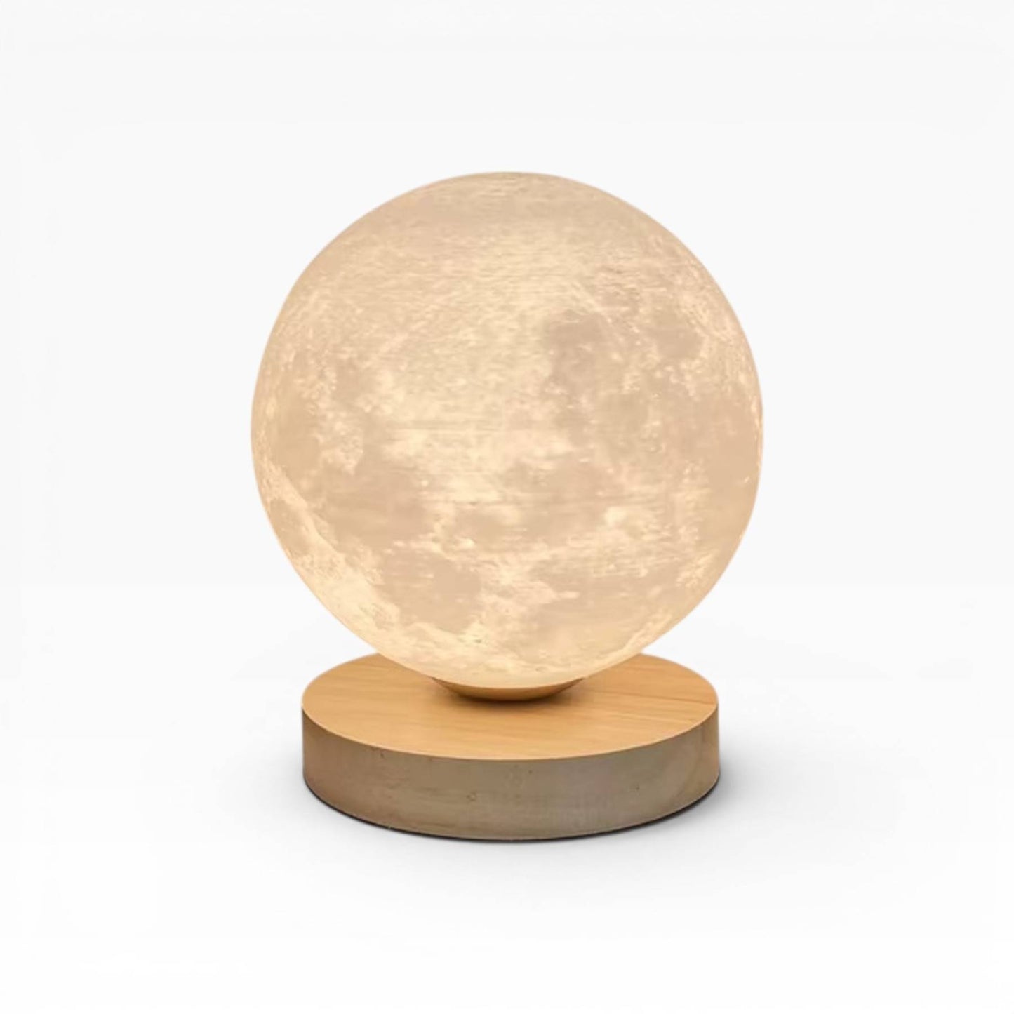 Luminária de Mesa Lua 3D LED