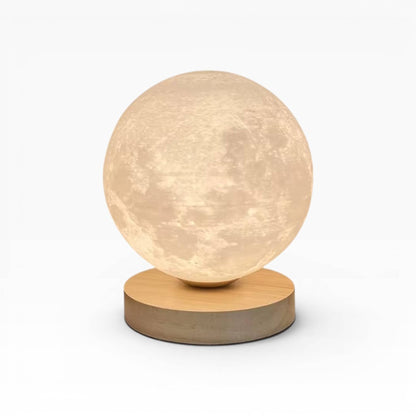 Luminária de Mesa Lua 3D LED
