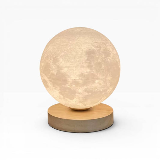 Luminária de Mesa Lua 3D LED