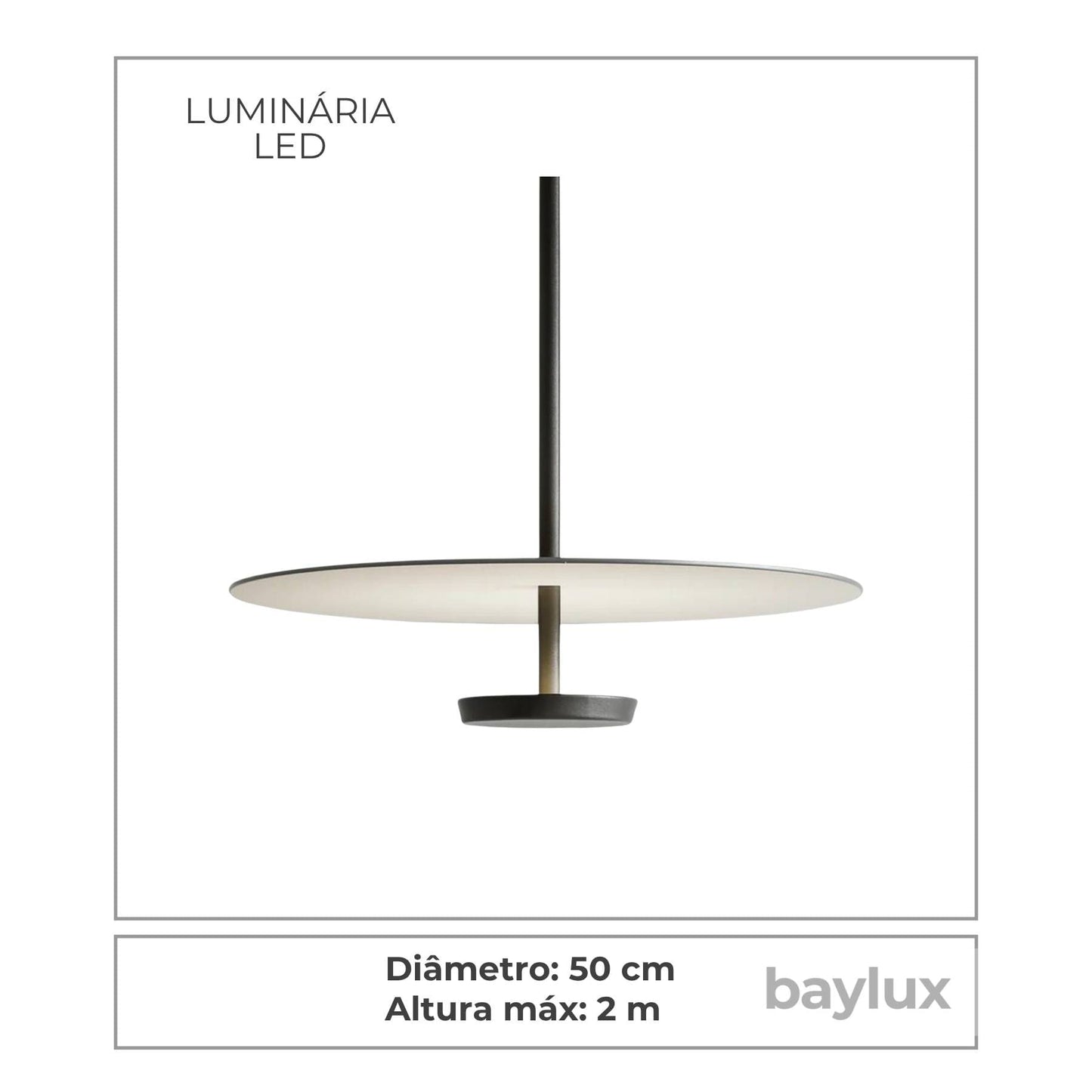 Luminária de Teto Pendente LED Space