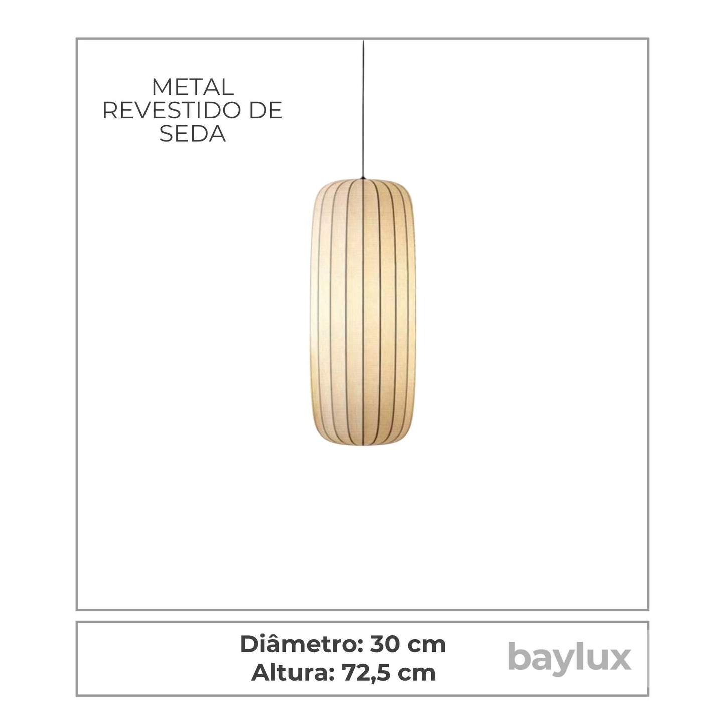 Luminária de Teto Pendente LED Wabi Sabi