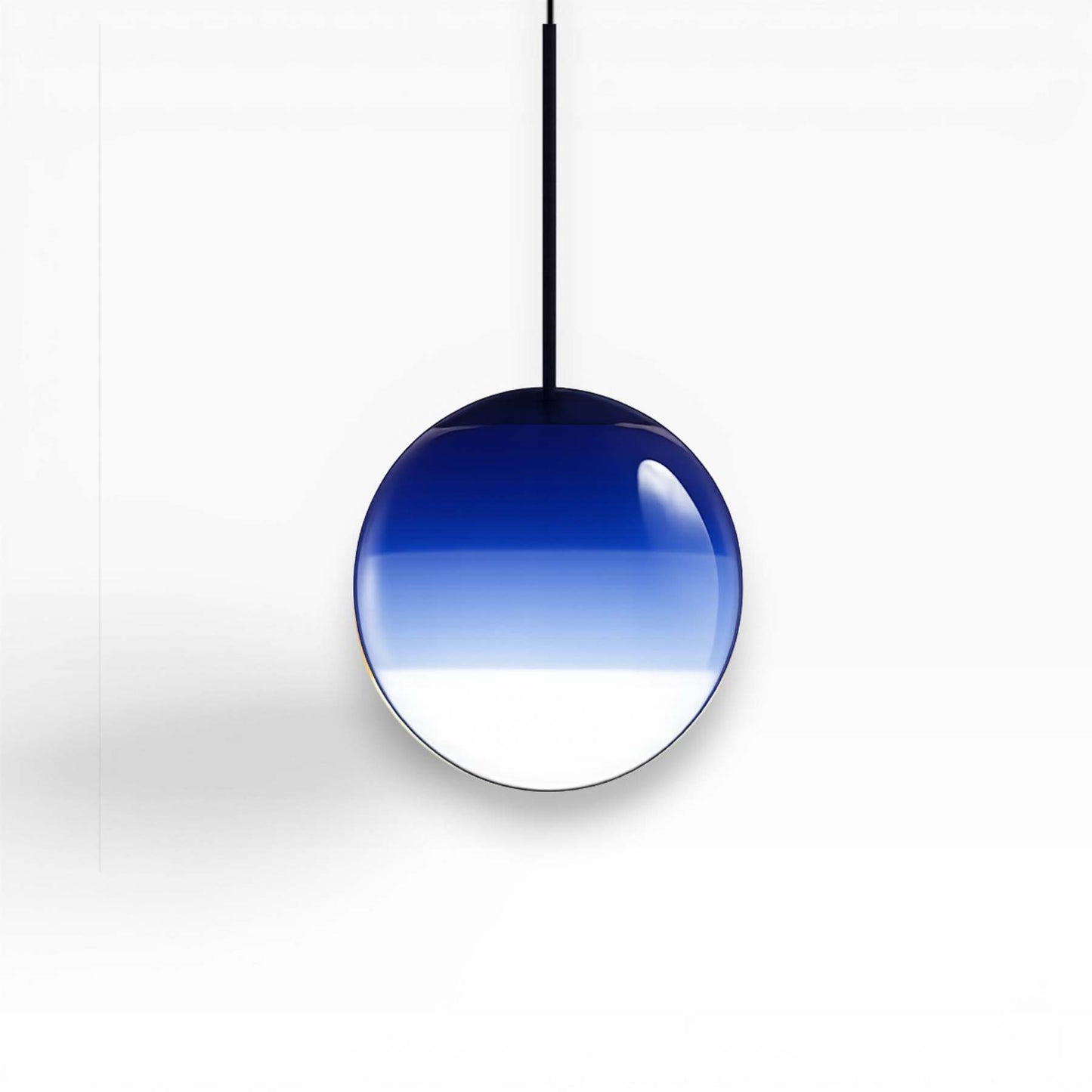 Luminária de Teto Pendente Azul Ori | Design Retrô Colorido